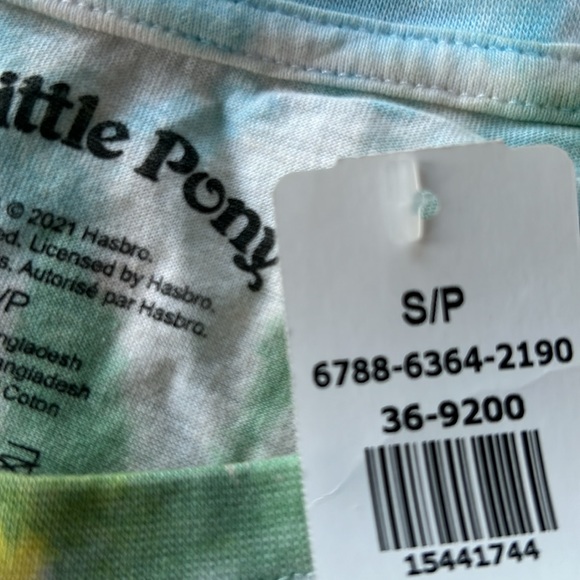 4/$20 My Little Pony Graphic Tie Dye 100% Cotton Tee Size Small New With Tags - Picture 12 of 12